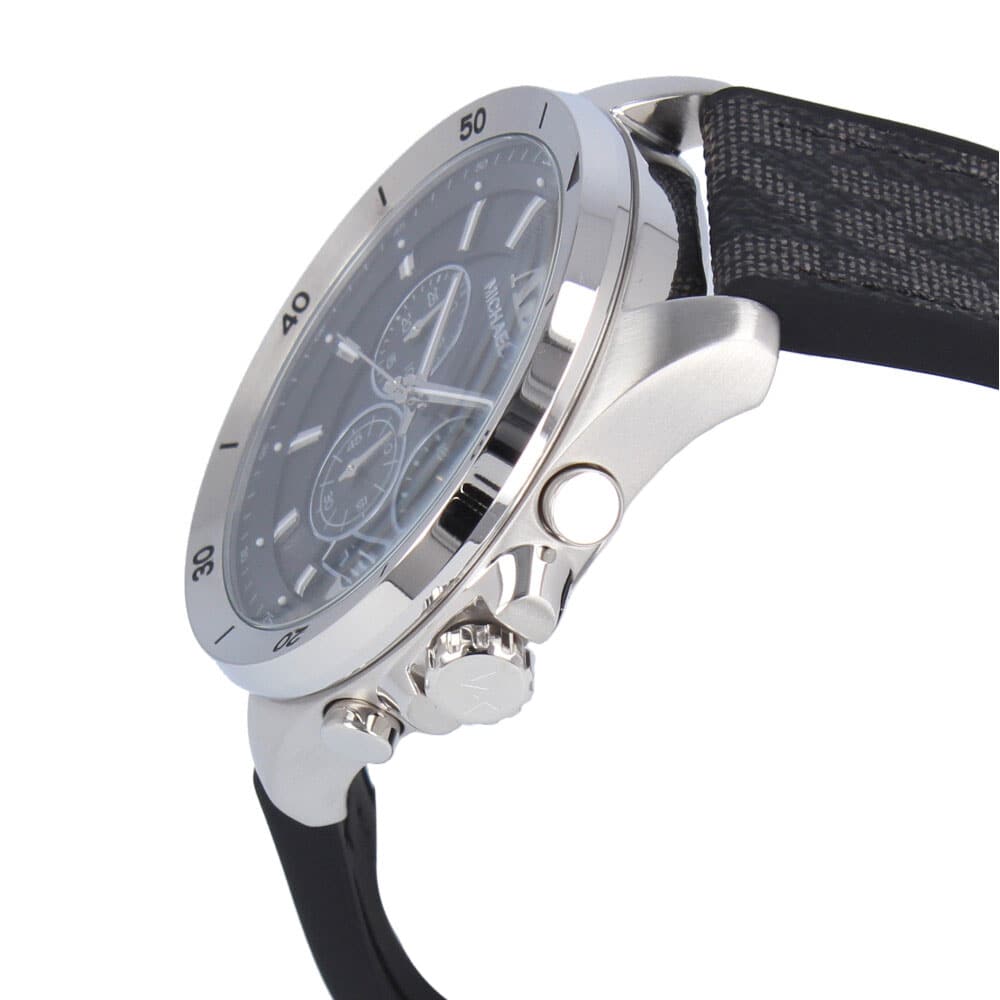  Shop Authentic Michael Kors Brecken Chronograph Black Dial Black Leather Strap Watch For Men - MK8850 - Luxxuri