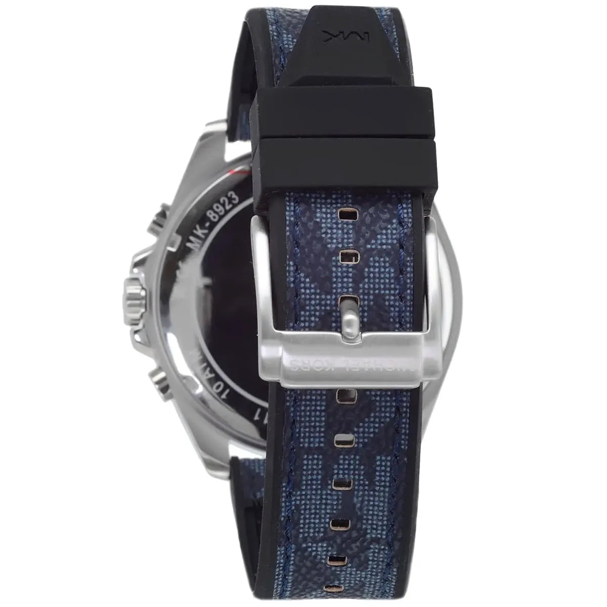  Shop Authentic Michael Kors Brecken Chronograph Blue Dial Blue Rubber Strap Watch For Men - MK8923 - Luxxuri