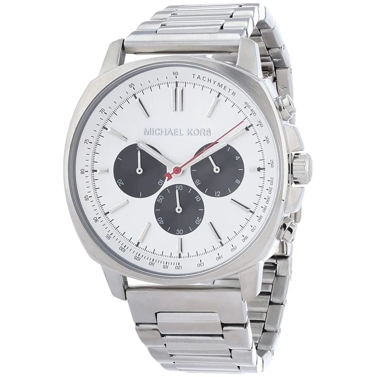  Shop Authentic Michael Kors Sullivan Quartz White Dial Silver Steel Strap Watch For Men - MK8968 - Luxxuri