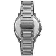 Shop Authentic Michael Kors Sullivan Chronograph Black Dial Grey Steel Strap Watch For Men - MK8970 - Luxxuri