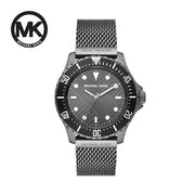  Shop Authentic Michael Kors Everest Quartz Grey Dial Grey Mesh Bracelet Watch For Men - MK9093 - Luxxuri