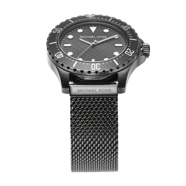  Shop Authentic Michael Kors Everest Quartz Grey Dial Grey Mesh Bracelet Watch For Men - MK9093 - Luxxuri