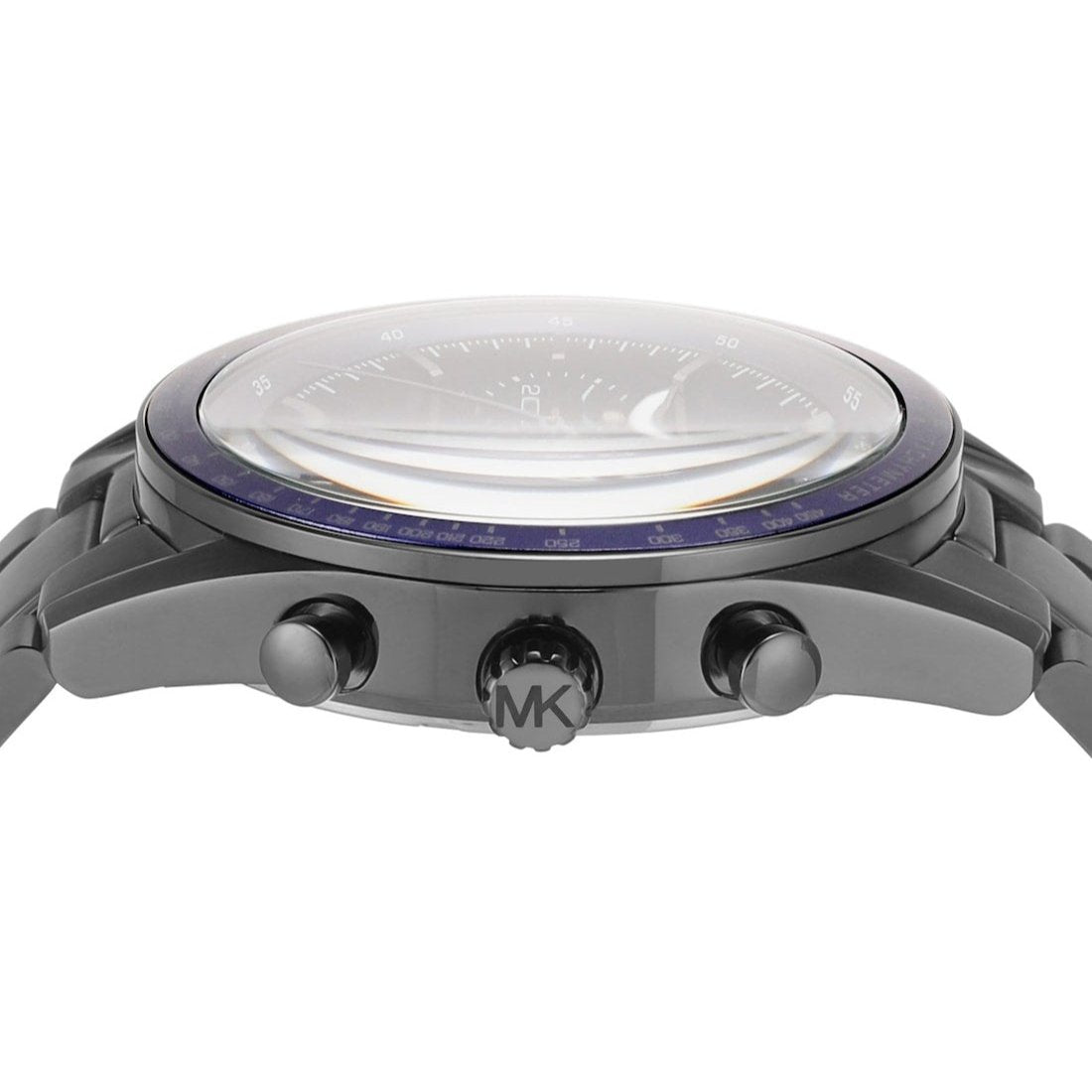  Shop Authentic Michael Kors Accelerator Chronograph Blue Dial Grey Steel Strap Watch For Men - MK9111 - Luxxuri