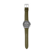  Shop Authentic Michael Kors Pilot Chronograph Grey Dial Grey Leather Strap Watch for Men - MK9129 - Luxxuri