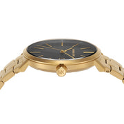  Shop Authentic Michael Kors Blake Quartz Black Dial Gold Steel Strap Watch for Men - MK9136 - Luxxuri