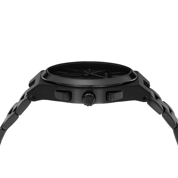  Shop Authentic Michael Kors Lennox Chronograph Black Dial Black Steel Strap Watch For Men - MK9146 - Luxxuri