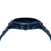  Shop Authentic Michael Kors Lennox Chronograph Blue Dial Blue Steel Strap Watch For Women - MK9147 - Luxxuri