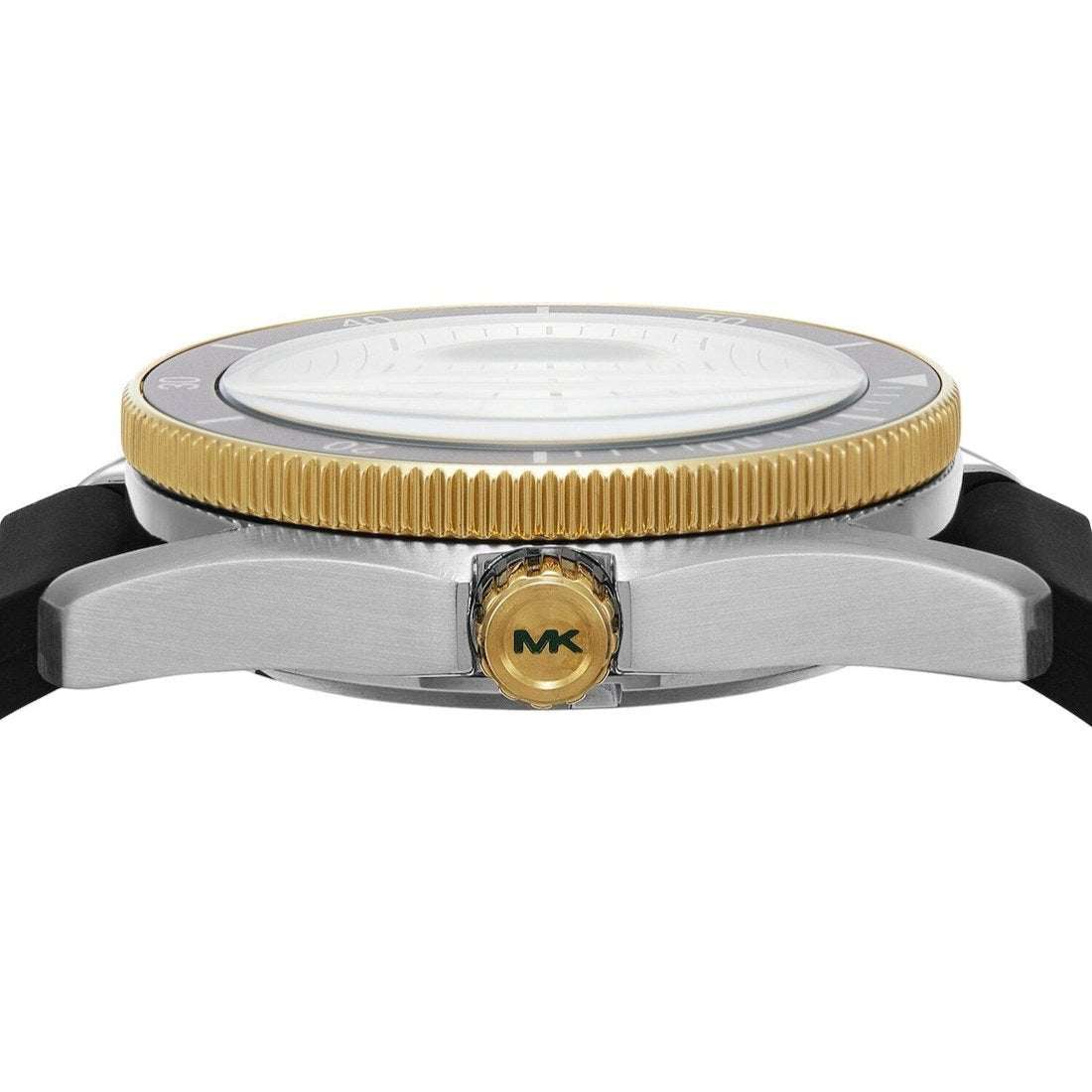  Shop Authentic Michael Kors Maritime Analog Green Dial Black Silicone Strap Watch for Men - MK9158 - Luxxuri