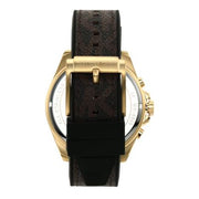  Shop Authentic Michael Kors Brecken Chronograph Black Dial Brown Leather Strap Watch For Men - MK8849 - Luxxuri