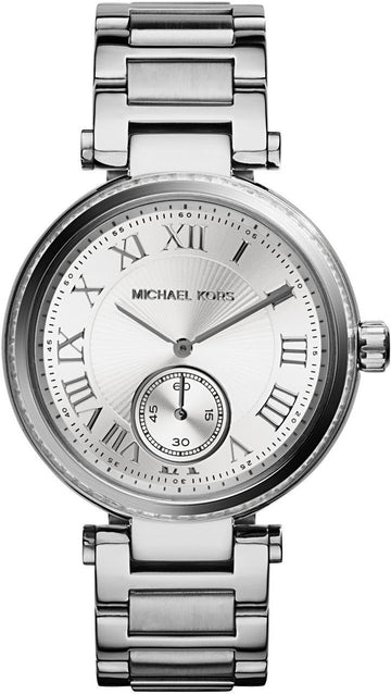 Shop Authentic Michael Kors Skylar Silver Dial Silver Steel Strap Watch for Women - MK5866 - Luxxuri