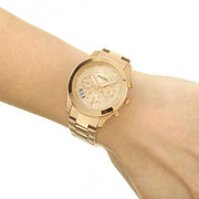  Shop Authentic Fossil Boyfriend Multifunction Rose Gold Dial Rose Gold Steel Strap Watch for Women - ES3885 - Luxxuri