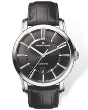 Shop Authentic Maurice Lacroix Pontos Date Automatic Black Dial Black Leather Strap Watch For Men - PT6148-SS001-330 - Luxxuri