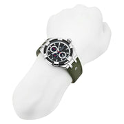  Shop Authentic Maurice Lacroix Aikon Chronograph Black Dial Green Leather Strap Watch for Men - AI1018-PVB21-330-1 - Luxxuri