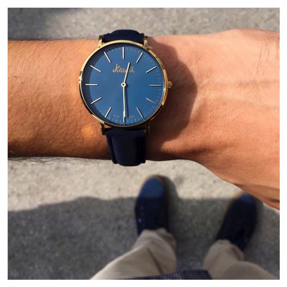  Shop Authentic Hugo Boss Jackson Blue Dial Black Leather Strap Watch for Men - 1513371 - Luxxuri