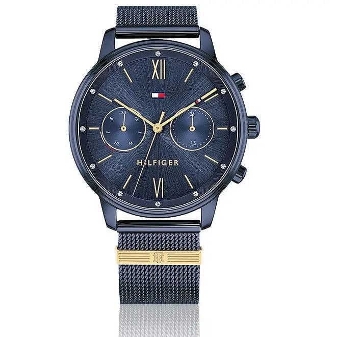  Shop Authentic Tommy Hilfiger Blake Quartz Blue Dial Blue Mesh Bracelet Watch for Men - 1782305 - Luxxuri
