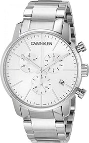  Shop Authentic Calvin Klein City White Dial Silver Steel Strap Watch for Men - K2G27146 - Luxxuri
