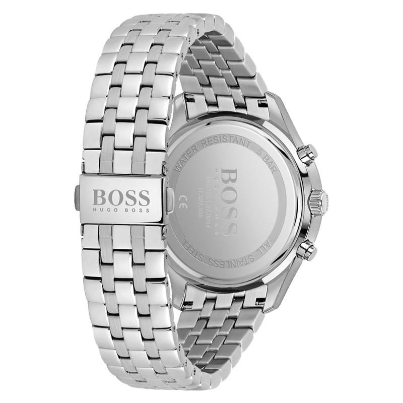  Shop Authentic Hugo Boss Associate Blue Dial Silver Steel Strap Watch for Men - 1513839 - Luxxuri