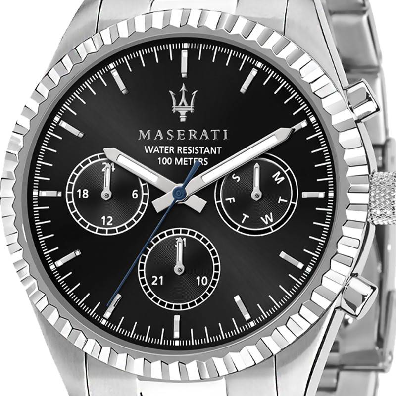  Shop Authentic Maserati Competizione Chronograph Quartz Black Dial Watch For Men - R8853100023 - Luxxuri