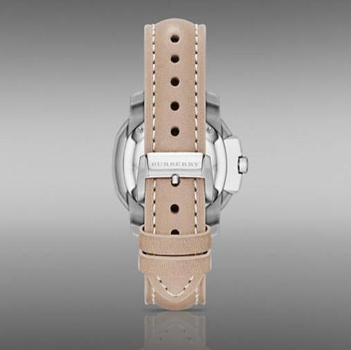  Shop Authentic Burberry The Britain Brown Dial Brown Leather Strap Watch for Women - BBY1700 - Luxxuri