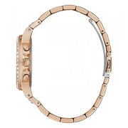  Shop Authentic Guess Glitz Multi Function Diamonds Pink Dial Rose Gold Steel Strap Watch for Women - GW0320L6 - Luxxuri