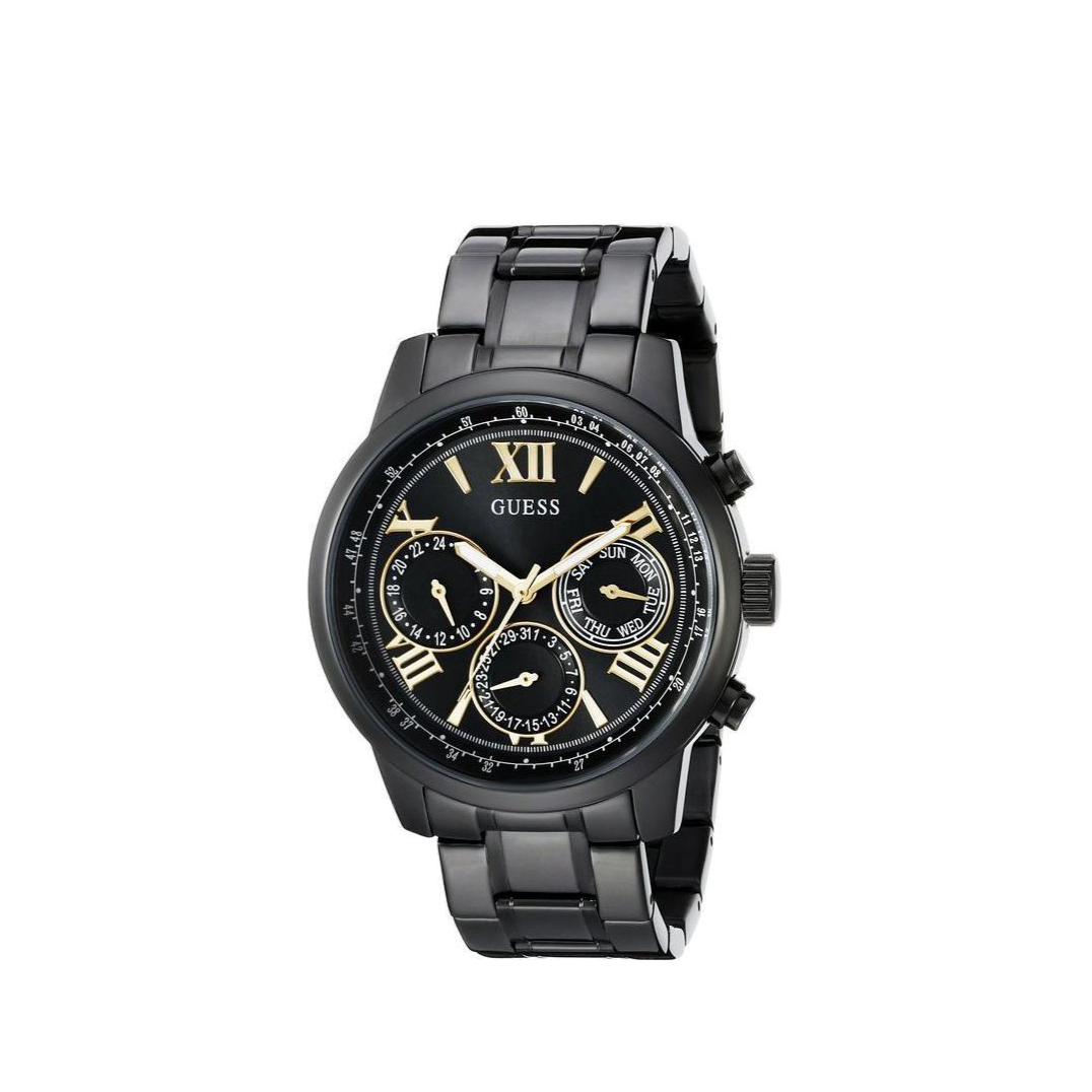  Shop Authentic Guess Classic Multi-Function Black Dial Black Steel Strap Watch For Women - W0330L15 - Luxxuri