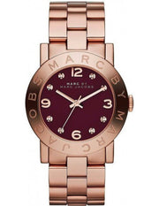 Shop Authentic Marc Jacobs Amy Purple Dial Rose Gold Steel Strap Watch for Women - MBM8618 - Luxxuri