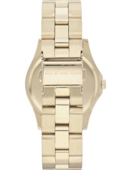  Shop Authentic Marc Jacobs Blade Gold Dial Gold Steel Strap Watch for Women - MBM3126 - Luxxuri