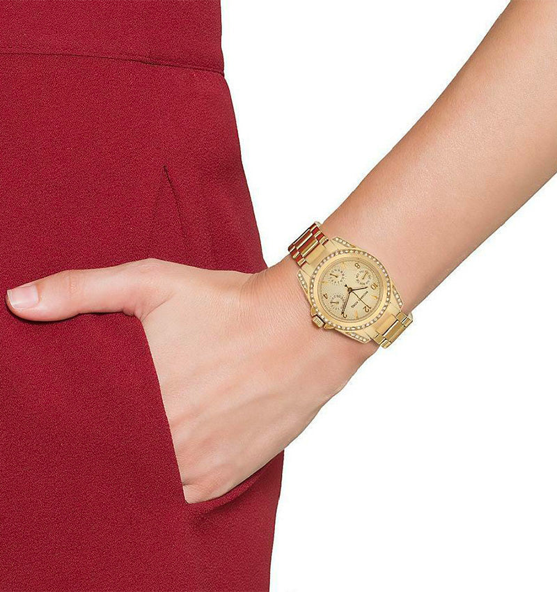  Shop Authentic Michael Kors Blair Gold Dial Gold Steel Strap Watch for Women - MK5639 - Luxxuri