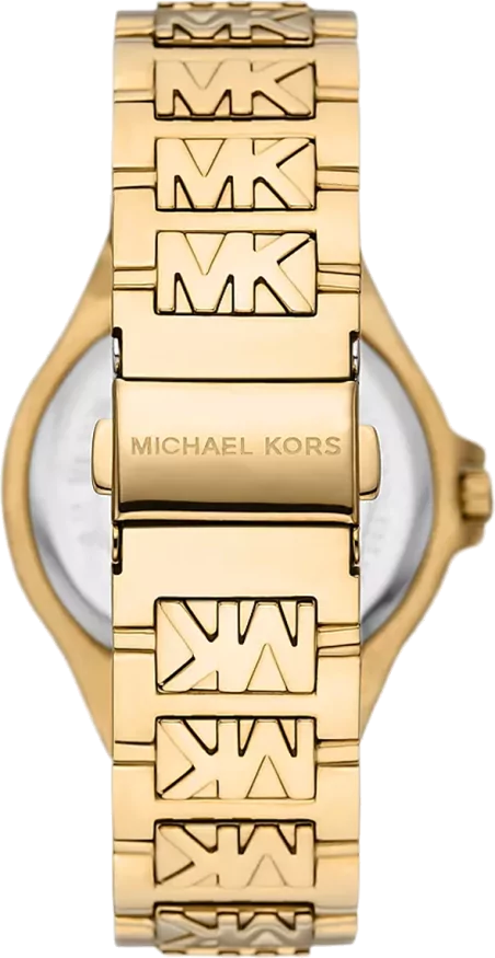  Shop Authentic Michael Kors Lennox Three-Hand Gold Dial Gold Steel Strap Watch For Women - MK7339 - Luxxuri