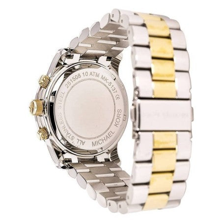  Shop Authentic Michael Kors Runway Gold Dial Two Tone Steel Strap Watch for Women - MK5137 - Luxxuri