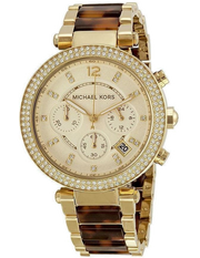  Shop Authentic Michael Kors Parker Gold Dial Two Tone Steel Strap Watch for Women - MK5688 - Luxxuri