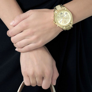  Shop Authentic Michael Kors Bradshaw Gold Dial Gold Steel Strap Watch for Women - MK5722 - Luxxuri