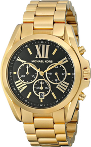  Shop Authentic Michael Kors Bradshaw Black Dial Gold Steel Strap Watch for Women - MK5739 - Luxxuri
