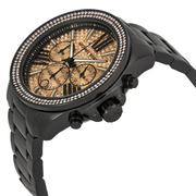  Shop Authentic Michael Kors Wren Chronograph Gold Dial Black Steel Strap Watch for Women - MK5961 - Luxxuri