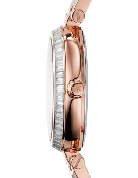  Shop Authentic Michael Kors Skylar Quartz Rose Gold Dial Rose Gold Steel Strap Watch For Women - MK5971 - Luxxuri