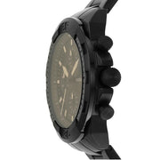  Shop Authentic Fossil Bronson Chronograph Black Dial Black Steel Strap Watch for Men - FS5876 - Luxxuri