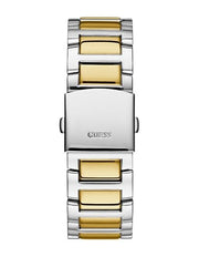  Shop Authentic Guess Frontier Chronograph Crystals Silver Dial Two Tone Steel Strap Watch for Men - W0799G4 - Luxxuri