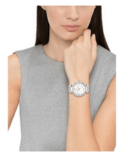  Shop Authentic Guess Soho Silver DIal Stainless Steel Mesh Bracelet Watch For Women - W0638L1 - Luxxuri