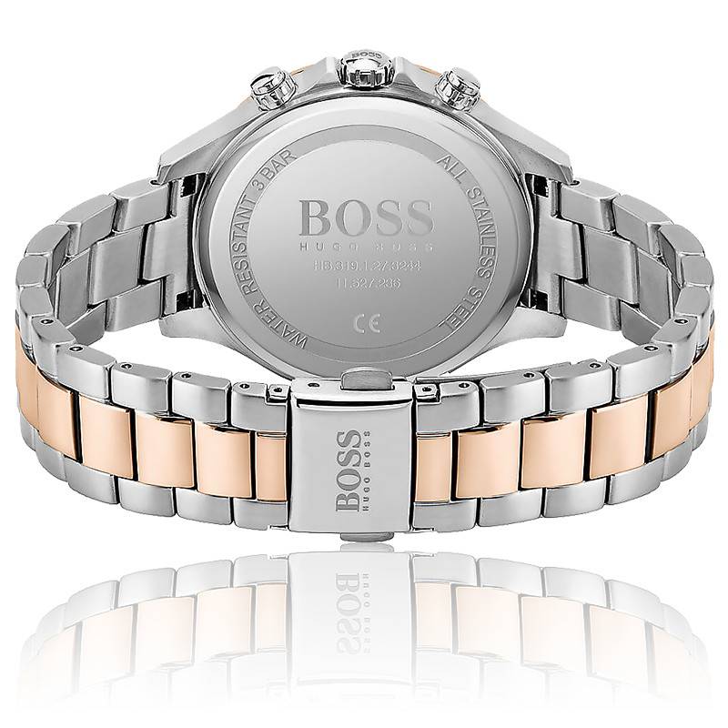  Shop Authentic Hugo Boss Hera White Dial Two Tone Steel Strap Watch for Women - 1502564 - Luxxuri