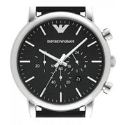  Shop Authentic Emporio Armani Dress Analog Black Dial Black Leather Strap Watch For Men - AR8029 - Luxxuri