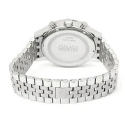  Shop Authentic Hugo Boss Aeroliner Chronograph Black Dial Silver Steel Strap Watch For Men - 1512446 - Luxxuri
