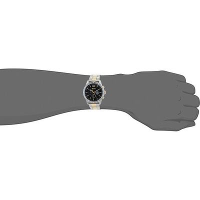  Shop Authentic Hugo Boss Professional Black Dial Two Tone Steel Strap Watch for Men - 1513529 - Luxxuri