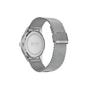  Shop Authentic Hugo Boss Legacy Grey Dial Silver Mesh Bracelet Watch for Men - 1513673 - Luxxuri