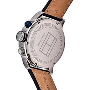  Shop Authentic Tommy Hilfiger Jackson Silver Dial Black Leather Strap Watch for Men - 1791240 - Luxxuri