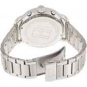  Shop Authentic Tommy Hilfiger Briggs Chronograph Black Dial Silver Steel Strap Watch for Men - 1791422 - Luxxuri