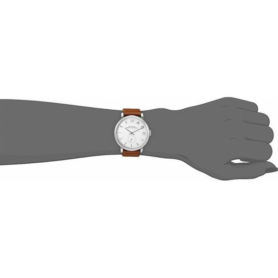  Shop Authentic Marc Jacobs Baker White Dial Brown Leather Strap Watch for Women - MBM1265 - Luxxuri
