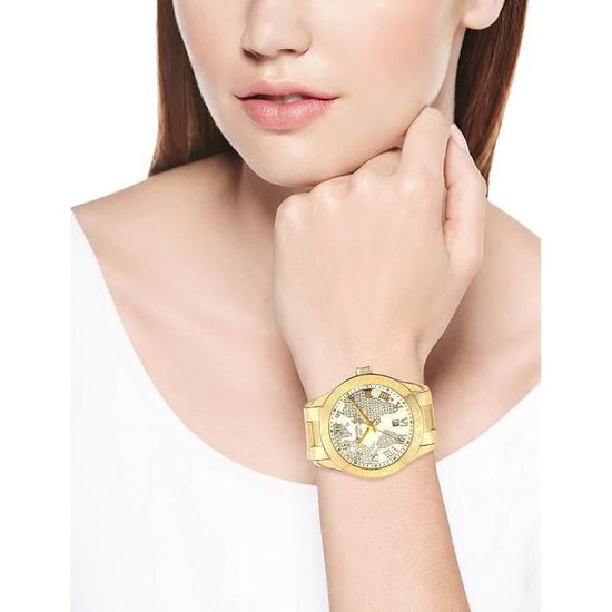  Shop Authentic Michael Kors Layton Chronograph Gold Dial Gold Steel Strap Watch for Women - MK5959 - Luxxuri