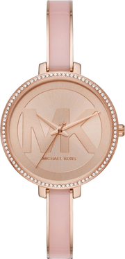  Shop Authentic Michael Kors Jaryn Analog Rose Gold Dial Pink Steel Strap Watch For Women - MK4545 - Luxxuri