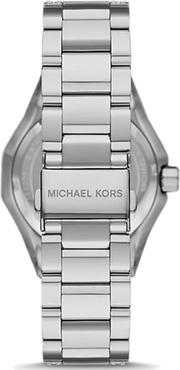  Shop Authentic Michael Kors Raquel Three-Hand Crystals Silver Dial Silver Steel Strap Watch For Women - MK7365LE - Luxxuri