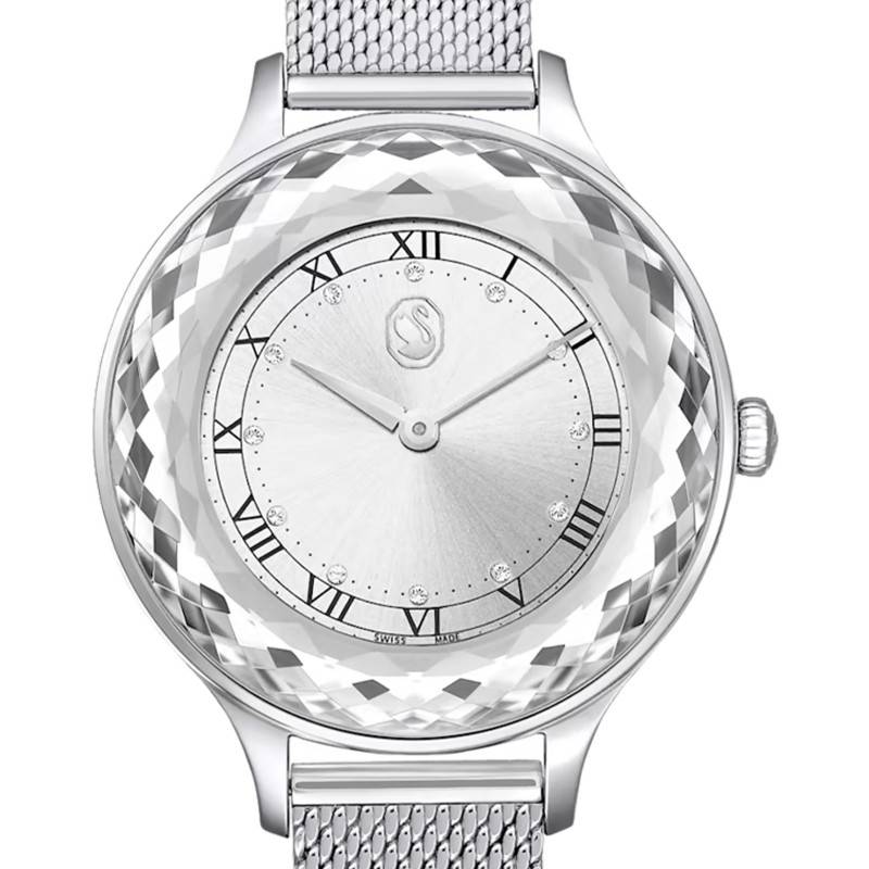  Shop Authentic Swarovski Octea Nova Silver Dial Silver Mesh Strap Watch for Women - 5650039 - Luxxuri